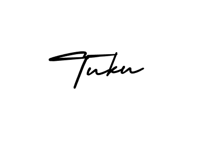 Tuku stylish signature style. Best Handwritten Sign (AmerikaSignatureDemo-Regular) for my name. Handwritten Signature Collection Ideas for my name Tuku. Tuku signature style 3 images and pictures png