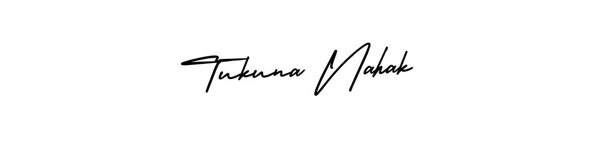 Also we have Tukuna Nahak name is the best signature style. Create professional handwritten signature collection using AmerikaSignatureDemo-Regular autograph style. Tukuna Nahak signature style 3 images and pictures png