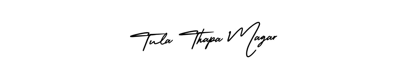 if you are searching for the best signature style for your name Tula Thapa Magar. so please give up your signature search. here we have designed multiple signature styles  using AmerikaSignatureDemo-Regular. Tula Thapa Magar signature style 3 images and pictures png