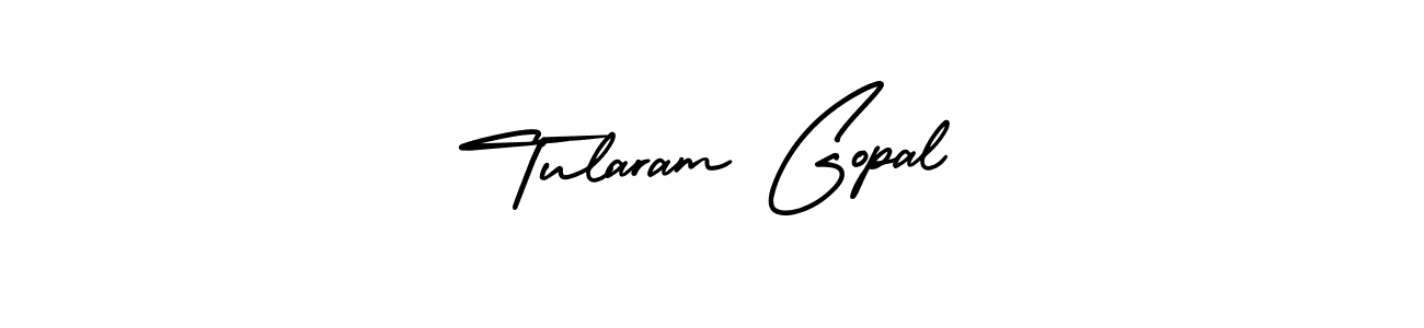 Create a beautiful signature design for name Tularam Gopal. With this signature (AmerikaSignatureDemo-Regular) fonts, you can make a handwritten signature for free. Tularam Gopal signature style 3 images and pictures png