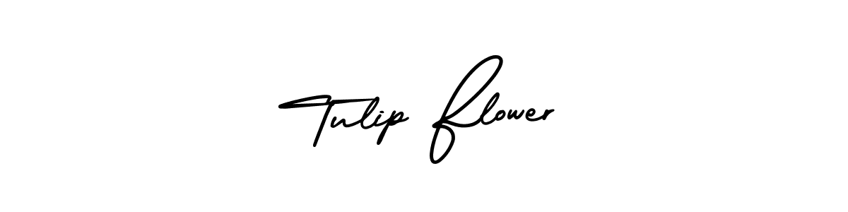 You should practise on your own different ways (AmerikaSignatureDemo-Regular) to write your name (Tulip Flower) in signature. don't let someone else do it for you. Tulip Flower signature style 3 images and pictures png