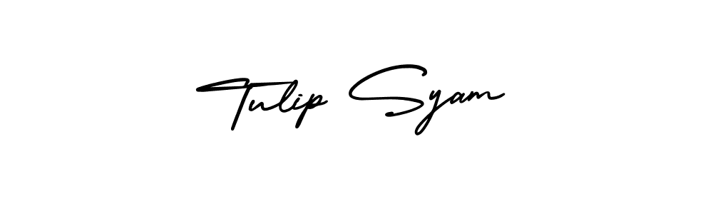 Use a signature maker to create a handwritten signature online. With this signature software, you can design (AmerikaSignatureDemo-Regular) your own signature for name Tulip Syam. Tulip Syam signature style 3 images and pictures png