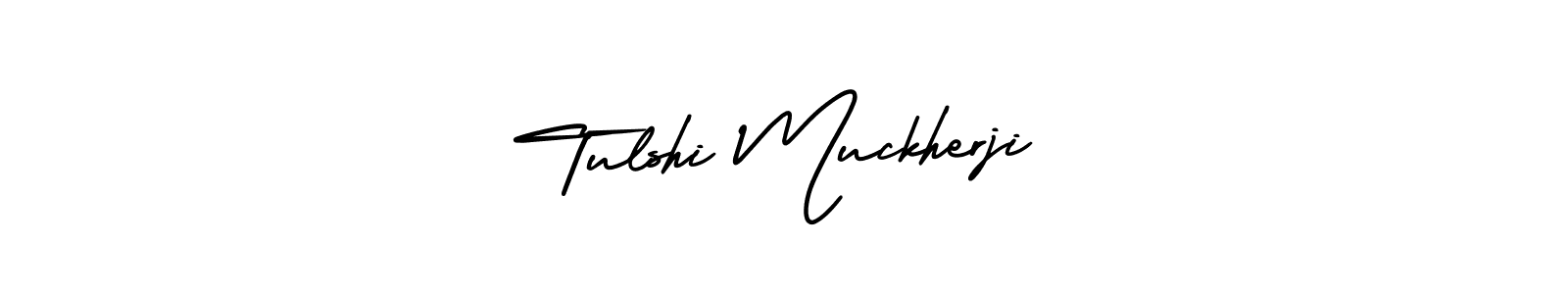 Design your own signature with our free online signature maker. With this signature software, you can create a handwritten (AmerikaSignatureDemo-Regular) signature for name Tulshi Muckherji. Tulshi Muckherji signature style 3 images and pictures png