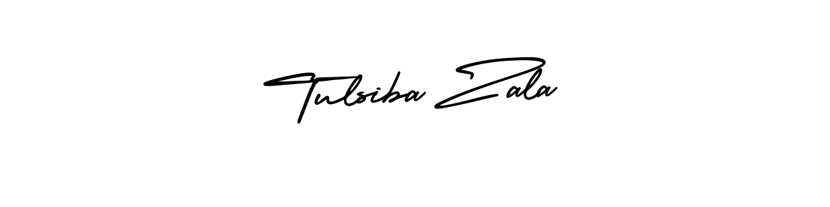 AmerikaSignatureDemo-Regular is a professional signature style that is perfect for those who want to add a touch of class to their signature. It is also a great choice for those who want to make their signature more unique. Get Tulsiba Zala name to fancy signature for free. Tulsiba Zala signature style 3 images and pictures png