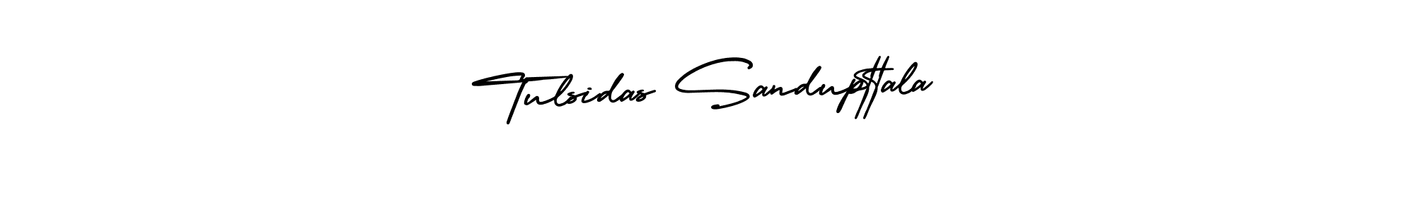 Make a beautiful signature design for name Tulsidas Sandupttala. With this signature (AmerikaSignatureDemo-Regular) style, you can create a handwritten signature for free. Tulsidas Sandupttala signature style 3 images and pictures png