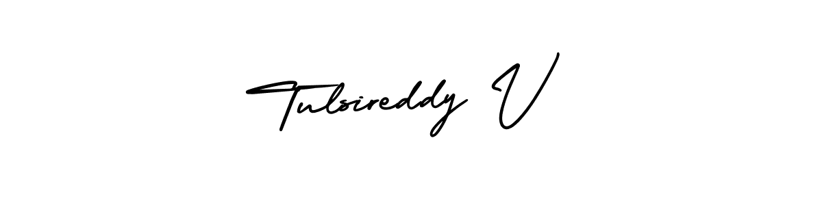 You can use this online signature creator to create a handwritten signature for the name Tulsireddy V. This is the best online autograph maker. Tulsireddy V signature style 3 images and pictures png