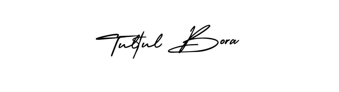 Create a beautiful signature design for name Tultul Bora. With this signature (AmerikaSignatureDemo-Regular) fonts, you can make a handwritten signature for free. Tultul Bora signature style 3 images and pictures png