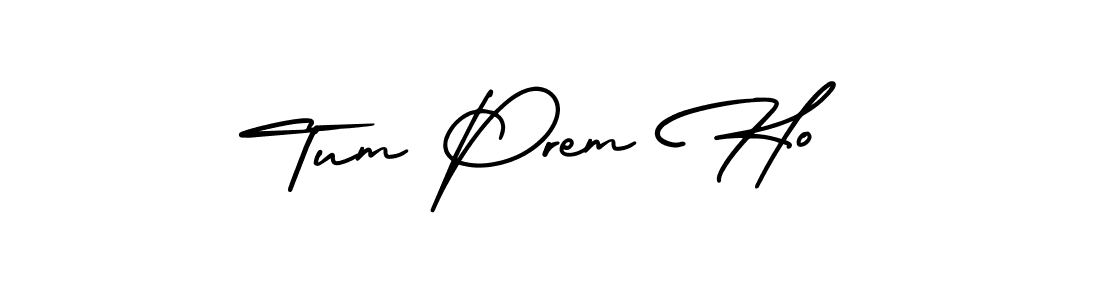 Also we have Tum Prem Ho name is the best signature style. Create professional handwritten signature collection using AmerikaSignatureDemo-Regular autograph style. Tum Prem Ho signature style 3 images and pictures png