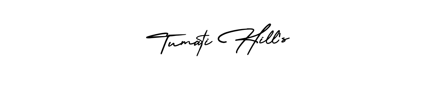 How to make Tumati Hill’s name signature. Use AmerikaSignatureDemo-Regular style for creating short signs online. This is the latest handwritten sign. Tumati Hill’s signature style 3 images and pictures png