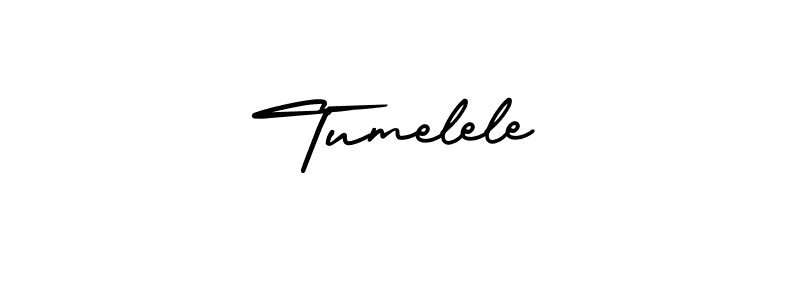Use a signature maker to create a handwritten signature online. With this signature software, you can design (AmerikaSignatureDemo-Regular) your own signature for name Tumelele. Tumelele signature style 3 images and pictures png