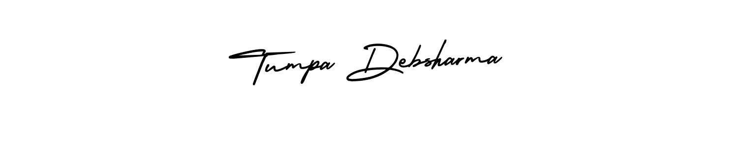 It looks lik you need a new signature style for name Tumpa Debsharma. Design unique handwritten (AmerikaSignatureDemo-Regular) signature with our free signature maker in just a few clicks. Tumpa Debsharma signature style 3 images and pictures png