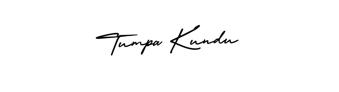 It looks lik you need a new signature style for name Tumpa Kundu. Design unique handwritten (AmerikaSignatureDemo-Regular) signature with our free signature maker in just a few clicks. Tumpa Kundu signature style 3 images and pictures png