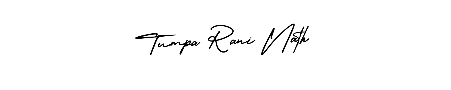 Also You can easily find your signature by using the search form. We will create Tumpa Rani Nath name handwritten signature images for you free of cost using AmerikaSignatureDemo-Regular sign style. Tumpa Rani Nath signature style 3 images and pictures png