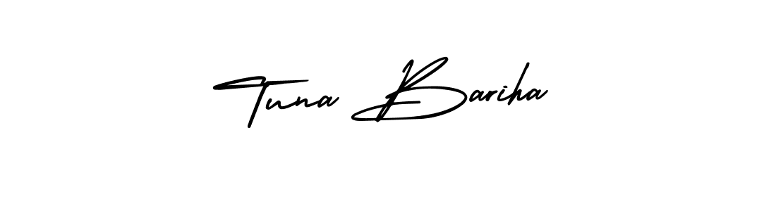 if you are searching for the best signature style for your name Tuna Bariha. so please give up your signature search. here we have designed multiple signature styles  using AmerikaSignatureDemo-Regular. Tuna Bariha signature style 3 images and pictures png