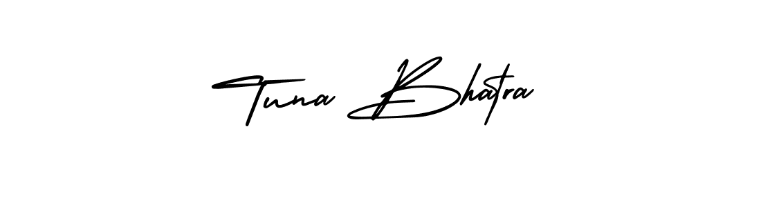 This is the best signature style for the Tuna Bhatra name. Also you like these signature font (AmerikaSignatureDemo-Regular). Mix name signature. Tuna Bhatra signature style 3 images and pictures png