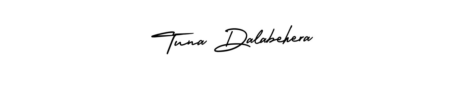 Also You can easily find your signature by using the search form. We will create Tuna Dalabehera name handwritten signature images for you free of cost using AmerikaSignatureDemo-Regular sign style. Tuna Dalabehera signature style 3 images and pictures png