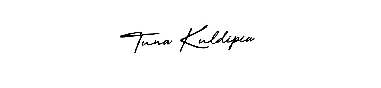 Similarly AmerikaSignatureDemo-Regular is the best handwritten signature design. Signature creator online .You can use it as an online autograph creator for name Tuna Kuldipia. Tuna Kuldipia signature style 3 images and pictures png