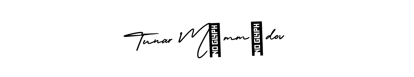 Tunar Məmmədov stylish signature style. Best Handwritten Sign (AmerikaSignatureDemo-Regular) for my name. Handwritten Signature Collection Ideas for my name Tunar Məmmədov. Tunar Məmmədov signature style 3 images and pictures png