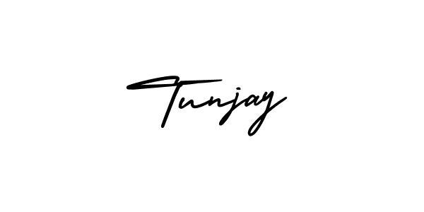 This is the best signature style for the Tunjay name. Also you like these signature font (AmerikaSignatureDemo-Regular). Mix name signature. Tunjay signature style 3 images and pictures png