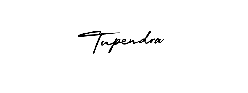 It looks lik you need a new signature style for name Tupendra. Design unique handwritten (AmerikaSignatureDemo-Regular) signature with our free signature maker in just a few clicks. Tupendra signature style 3 images and pictures png