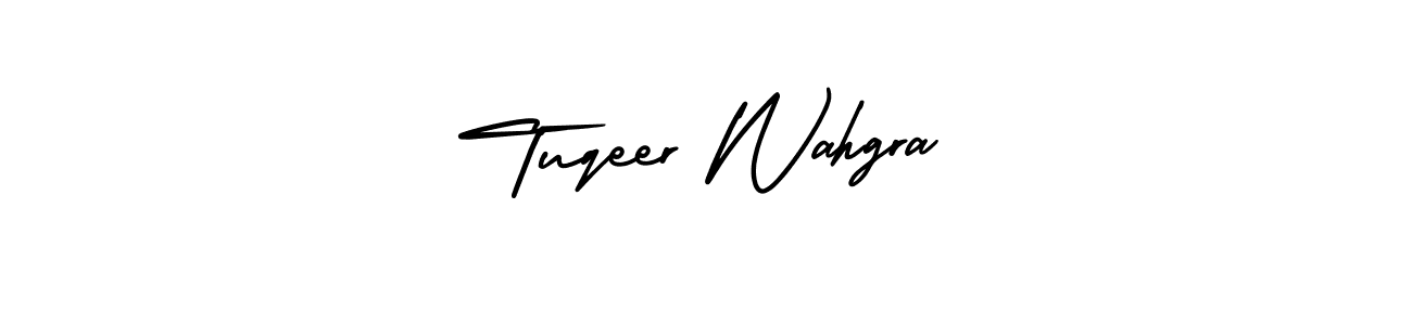 Use a signature maker to create a handwritten signature online. With this signature software, you can design (AmerikaSignatureDemo-Regular) your own signature for name Tuqeer Wahgra. Tuqeer Wahgra signature style 3 images and pictures png
