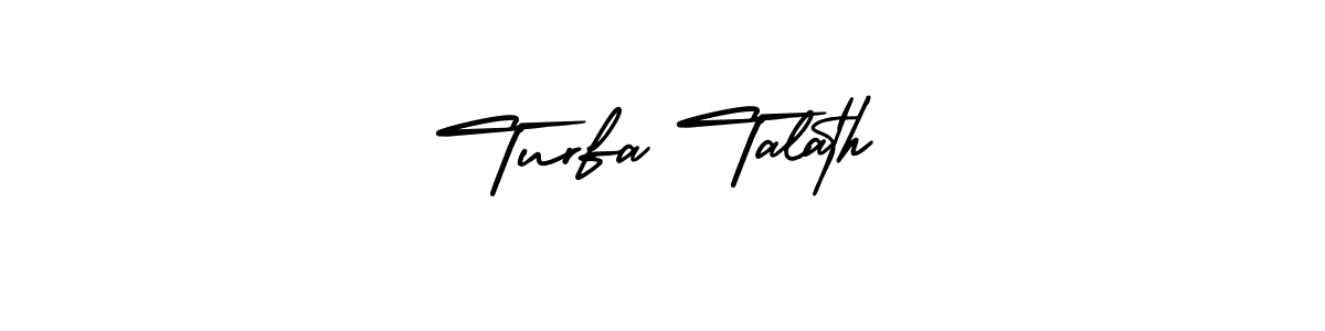 Make a beautiful signature design for name Turfa Talath. Use this online signature maker to create a handwritten signature for free. Turfa Talath signature style 3 images and pictures png