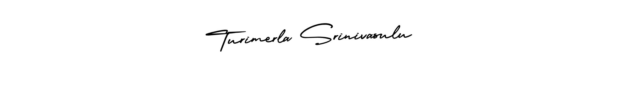 Also You can easily find your signature by using the search form. We will create Turimerla Srinivasulu name handwritten signature images for you free of cost using AmerikaSignatureDemo-Regular sign style. Turimerla Srinivasulu signature style 3 images and pictures png