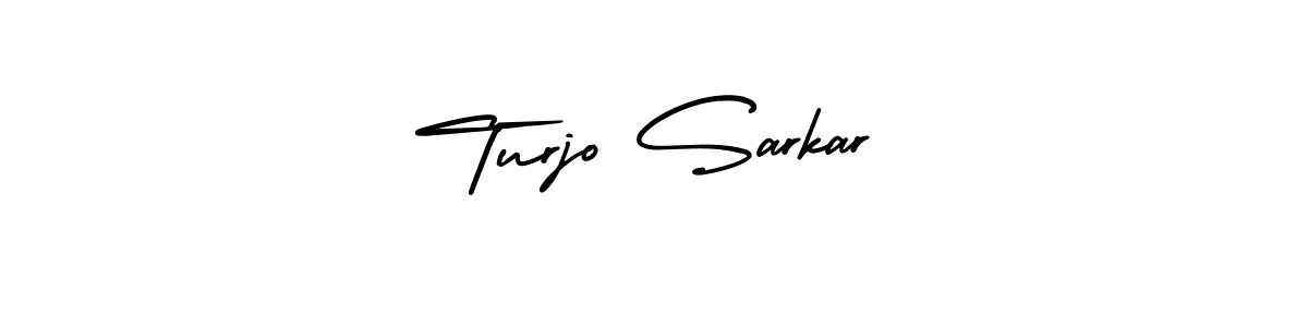 Best and Professional Signature Style for Turjo Sarkar. AmerikaSignatureDemo-Regular Best Signature Style Collection. Turjo Sarkar signature style 3 images and pictures png