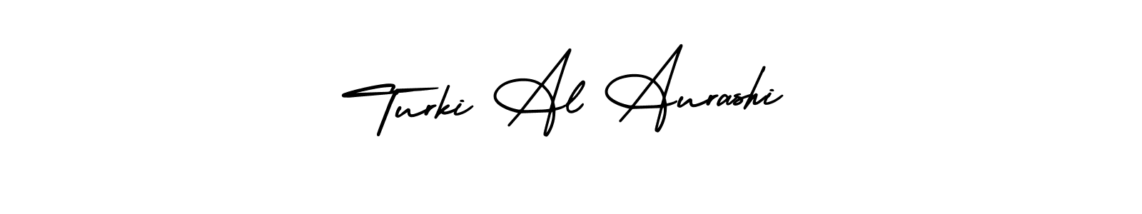 Design your own signature with our free online signature maker. With this signature software, you can create a handwritten (AmerikaSignatureDemo-Regular) signature for name Turki Al Aurashi. Turki Al Aurashi signature style 3 images and pictures png
