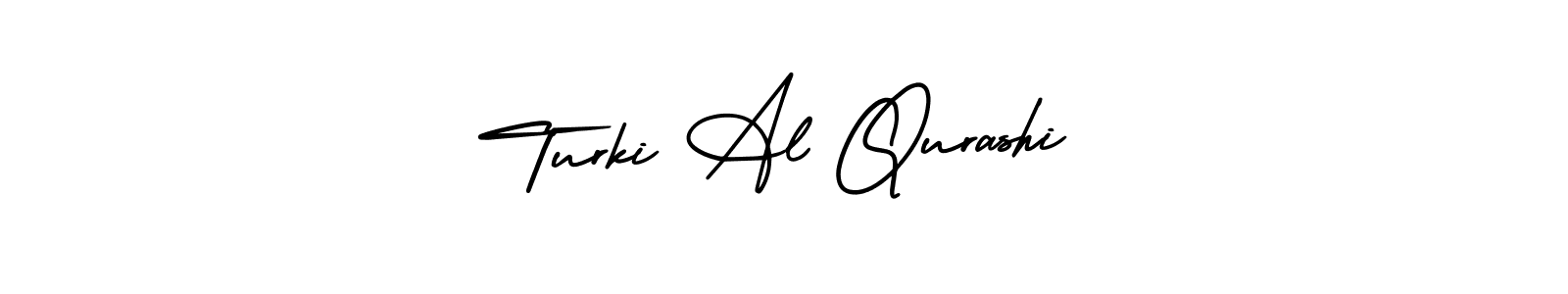 Design your own signature with our free online signature maker. With this signature software, you can create a handwritten (AmerikaSignatureDemo-Regular) signature for name Turki Al Qurashi. Turki Al Qurashi signature style 3 images and pictures png