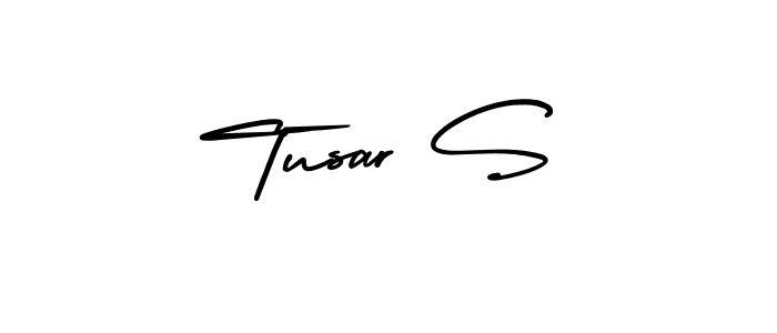 AmerikaSignatureDemo-Regular is a professional signature style that is perfect for those who want to add a touch of class to their signature. It is also a great choice for those who want to make their signature more unique. Get Tusar S name to fancy signature for free. Tusar S signature style 3 images and pictures png