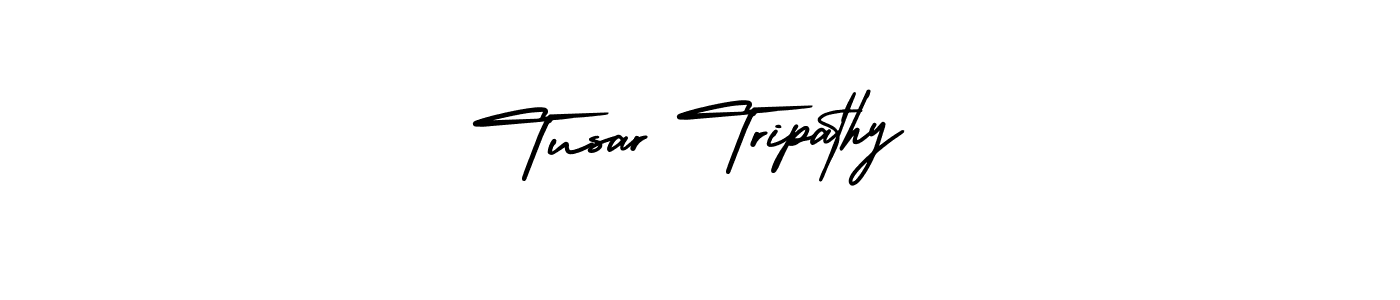 AmerikaSignatureDemo-Regular is a professional signature style that is perfect for those who want to add a touch of class to their signature. It is also a great choice for those who want to make their signature more unique. Get Tusar Tripathy name to fancy signature for free. Tusar Tripathy signature style 3 images and pictures png