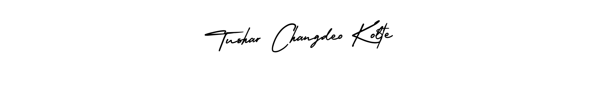 if you are searching for the best signature style for your name Tushar Changdeo Kolte. so please give up your signature search. here we have designed multiple signature styles  using AmerikaSignatureDemo-Regular. Tushar Changdeo Kolte signature style 3 images and pictures png