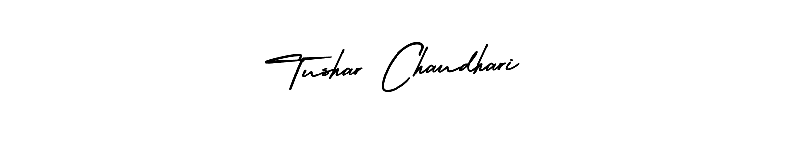 Create a beautiful signature design for name Tushar Chaudhari. With this signature (AmerikaSignatureDemo-Regular) fonts, you can make a handwritten signature for free. Tushar Chaudhari signature style 3 images and pictures png