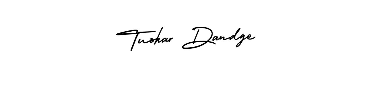 How to make Tushar Dandge signature? AmerikaSignatureDemo-Regular is a professional autograph style. Create handwritten signature for Tushar Dandge name. Tushar Dandge signature style 3 images and pictures png