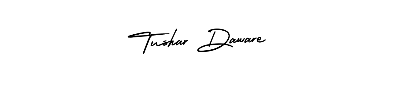 Make a beautiful signature design for name Tushar Daware. Use this online signature maker to create a handwritten signature for free. Tushar Daware signature style 3 images and pictures png