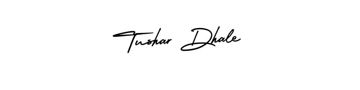 Similarly AmerikaSignatureDemo-Regular is the best handwritten signature design. Signature creator online .You can use it as an online autograph creator for name Tushar Dhale. Tushar Dhale signature style 3 images and pictures png