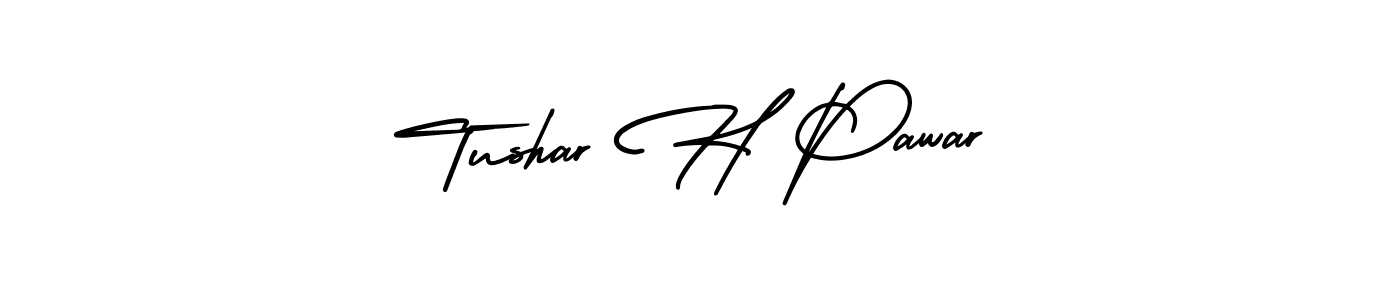 Best and Professional Signature Style for Tushar H Pawar. AmerikaSignatureDemo-Regular Best Signature Style Collection. Tushar H Pawar signature style 3 images and pictures png