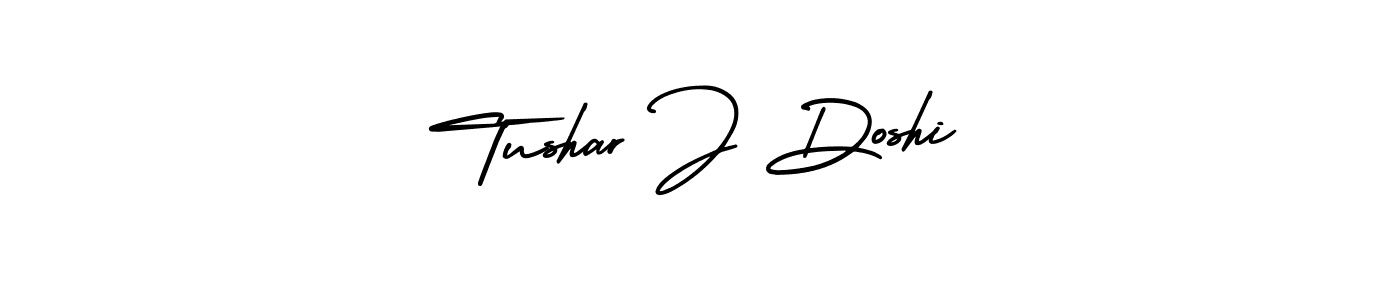 Make a beautiful signature design for name Tushar J Doshi. Use this online signature maker to create a handwritten signature for free. Tushar J Doshi signature style 3 images and pictures png