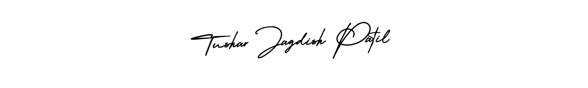 Tushar Jagdish Patil stylish signature style. Best Handwritten Sign (AmerikaSignatureDemo-Regular) for my name. Handwritten Signature Collection Ideas for my name Tushar Jagdish Patil. Tushar Jagdish Patil signature style 3 images and pictures png