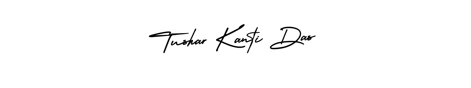 Create a beautiful signature design for name Tushar Kanti Das. With this signature (AmerikaSignatureDemo-Regular) fonts, you can make a handwritten signature for free. Tushar Kanti Das signature style 3 images and pictures png