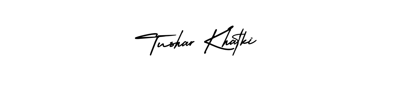 Make a beautiful signature design for name Tushar Khatki. Use this online signature maker to create a handwritten signature for free. Tushar Khatki signature style 3 images and pictures png