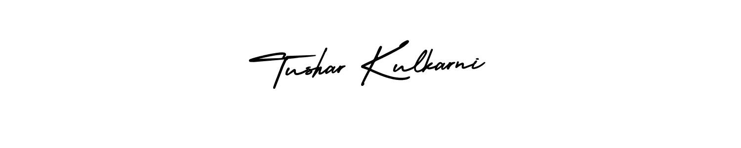 Create a beautiful signature design for name Tushar Kulkarni. With this signature (AmerikaSignatureDemo-Regular) fonts, you can make a handwritten signature for free. Tushar Kulkarni signature style 3 images and pictures png