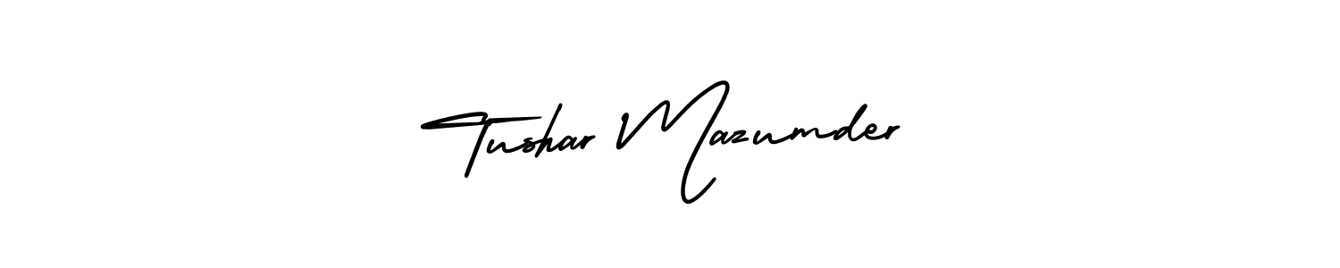 Make a beautiful signature design for name Tushar Mazumder. Use this online signature maker to create a handwritten signature for free. Tushar Mazumder signature style 3 images and pictures png