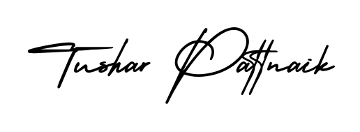 The AmerikaSignatureDemo-Regular lettering style adds unique flourish to name Tushar Pattnaik. Stand out with a custom digital autograph made in seconds. Tushar Pattnaik signature style 3 images and pictures png