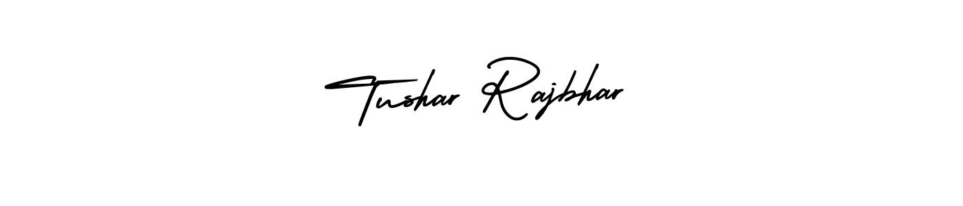 How to make Tushar Rajbhar signature? AmerikaSignatureDemo-Regular is a professional autograph style. Create handwritten signature for Tushar Rajbhar name. Tushar Rajbhar signature style 3 images and pictures png