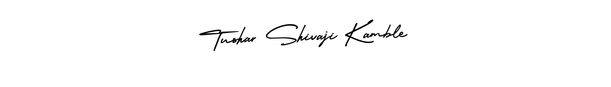 This is the best signature style for the Tushar Shivaji Kamble name. Also you like these signature font (AmerikaSignatureDemo-Regular). Mix name signature. Tushar Shivaji Kamble signature style 3 images and pictures png