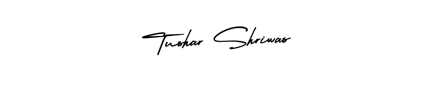 Tushar Shriwas stylish signature style. Best Handwritten Sign (AmerikaSignatureDemo-Regular) for my name. Handwritten Signature Collection Ideas for my name Tushar Shriwas. Tushar Shriwas signature style 3 images and pictures png