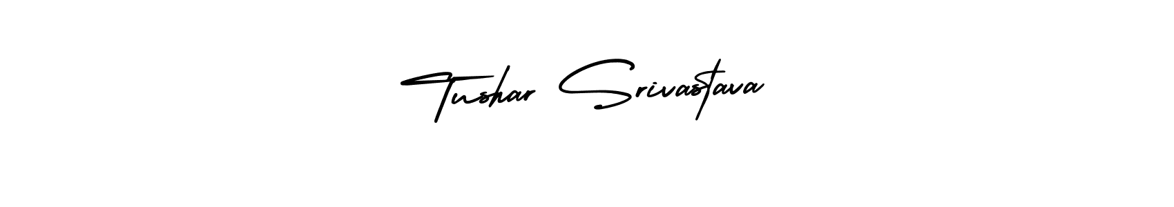 Make a beautiful signature design for name Tushar Srivastava. With this signature (AmerikaSignatureDemo-Regular) style, you can create a handwritten signature for free. Tushar Srivastava signature style 3 images and pictures png