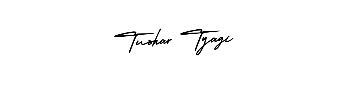 Design your own signature with our free online signature maker. With this signature software, you can create a handwritten (AmerikaSignatureDemo-Regular) signature for name Tushar Tyagi. Tushar Tyagi signature style 3 images and pictures png